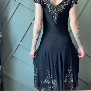Beaded MIDI Dress